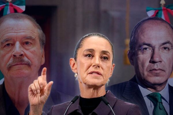Sheinbaum rinde segundo informe en el Monumento a la Revolución y critica a Fox y Calderón