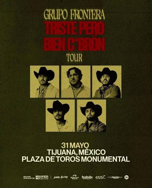 Grupo Frontera se presenta en Tijuana; Linet Puente aspira a conducir Ventaneando y Camila Morrone estrena serie