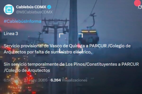 Fallas en Cablebús dejan usuarios atrapados; prevén cierres viales en CDMX y Tijuana