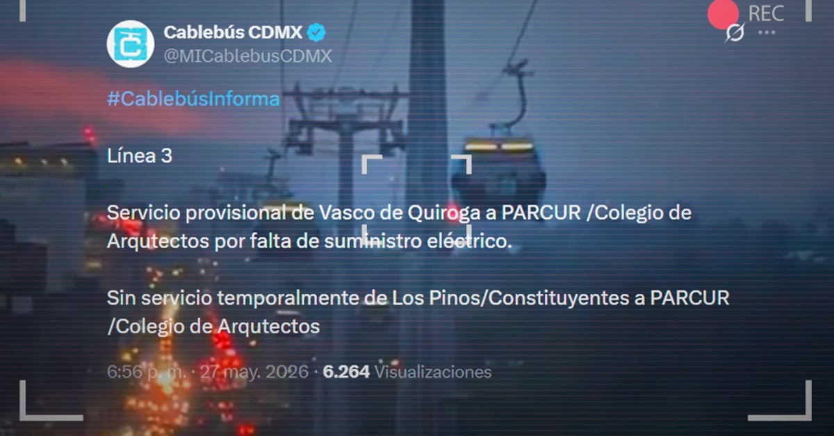 Fallas en Cablebús dejan usuarios atrapados; prevén cierres viales en CDMX y Tijuana