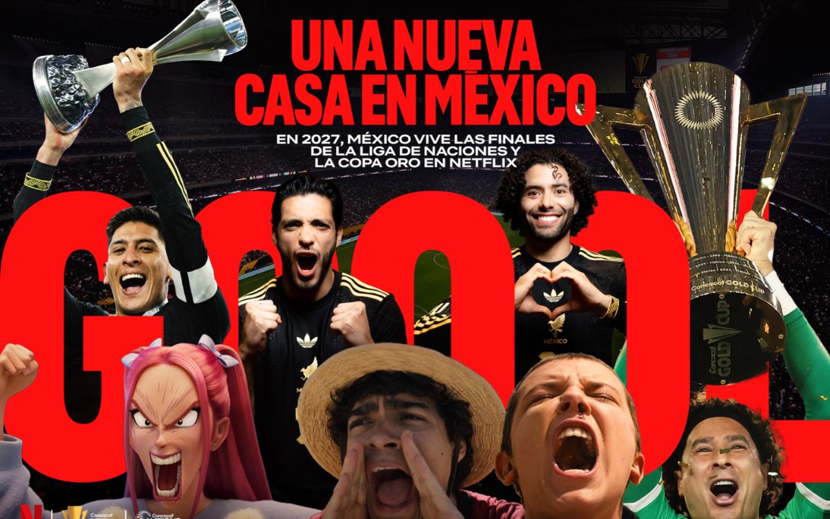 Concacaf y Netflix anuncian acuerdo de transmisión exclusiva para México