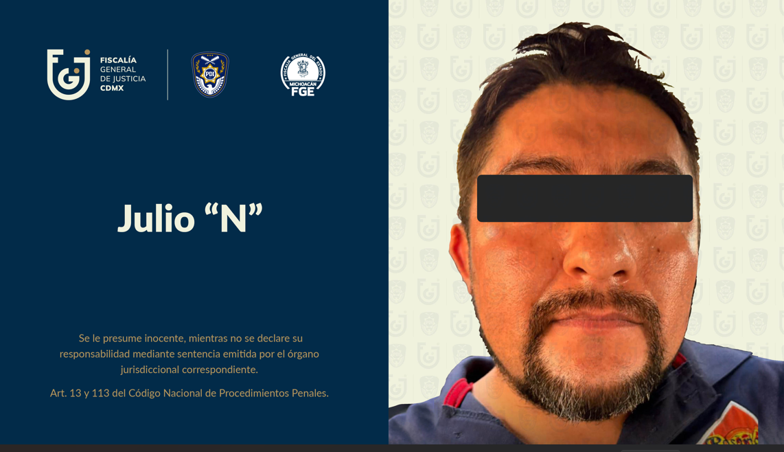 Vinculan a proceso a Julio N por tentativa de feminicidio en Iztacalco