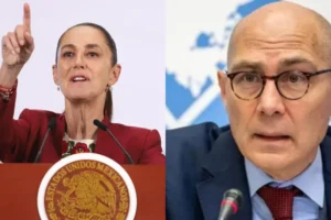 Sheinbaum recibe a Volker Türk, Alto Comisionado de la ONU para los Derechos Humanos