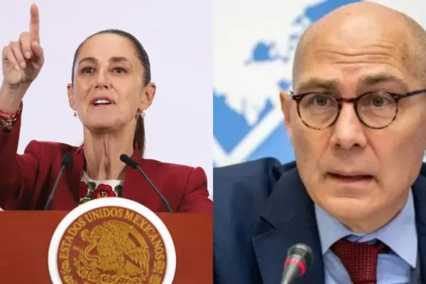 Sheinbaum recibe a Volker Türk, Alto Comisionado de la ONU para los Derechos Humanos
