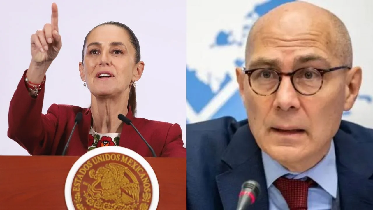 Sheinbaum recibe a Volker Türk, Alto Comisionado de la ONU para los Derechos Humanos