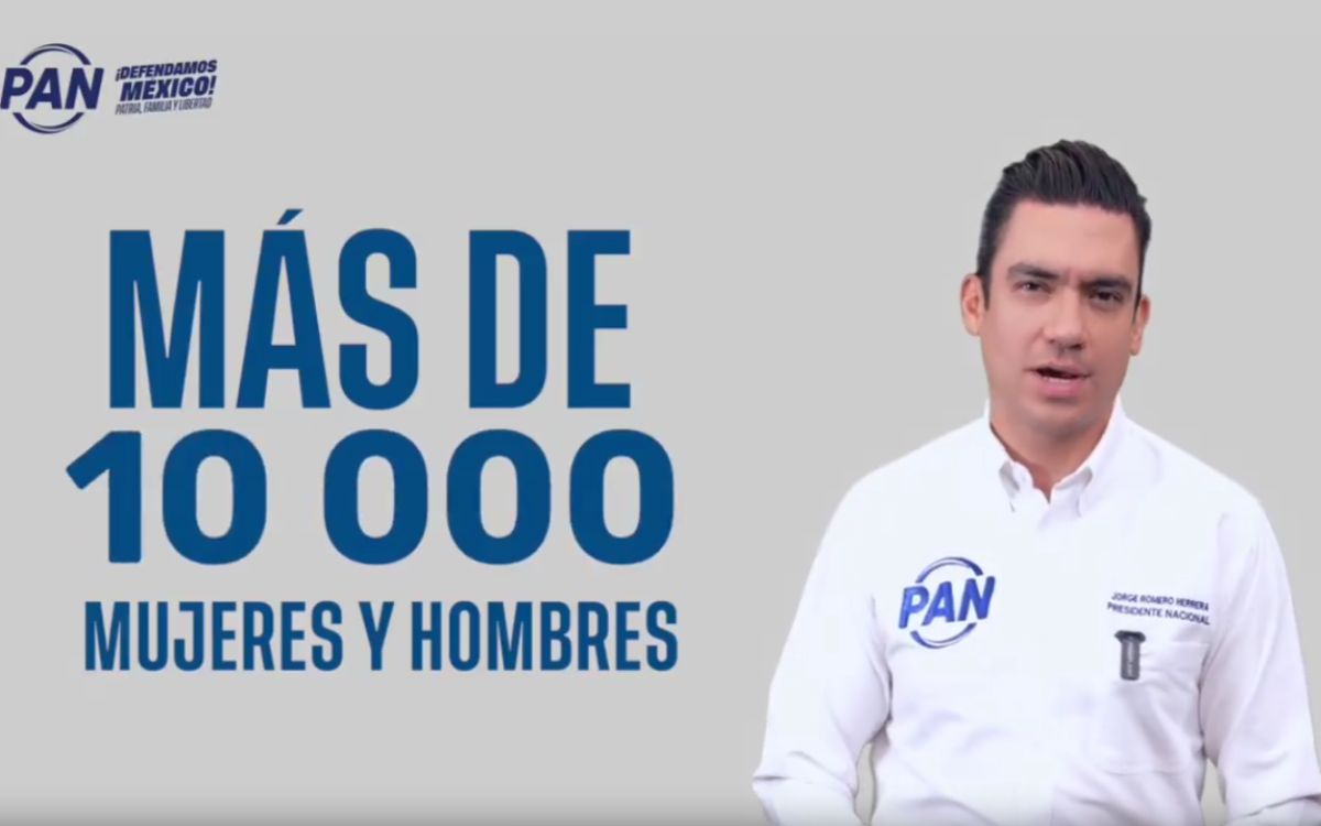 Más de 10 mil personas se registran en el PAN para buscar candidaturas rumbo a 2027
