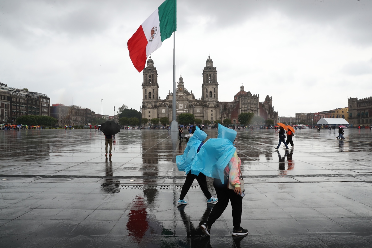 Protección Civil activa alertas naranja y amarilla por lluvias y granizo en CDMX