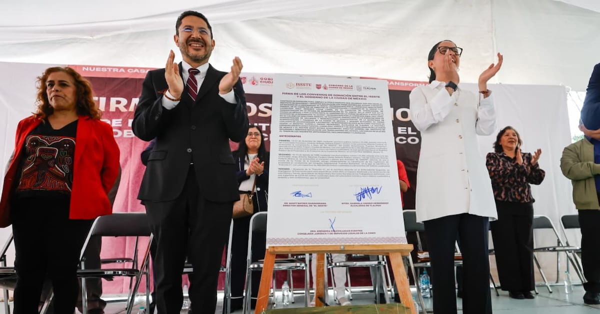 ISSSTE y Gobierno de la CDMX firman convenio para regularización patrimonial en Tlalpan