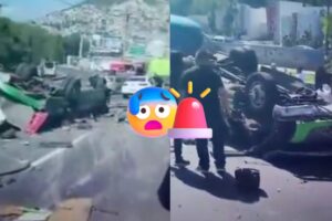 Accidente de microbús en la México-Pachuca deja 14 lesionados