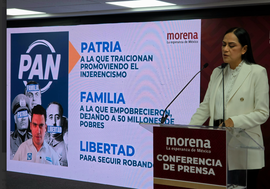 Morena descalifica propuestas del PAN por mantener visión neoliberal y carecer de ideas nuevas