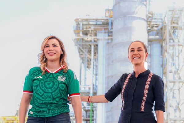 Inauguran Sheinbaum y Marina del Pilar Central de Ciclo Combinado en Mexicali