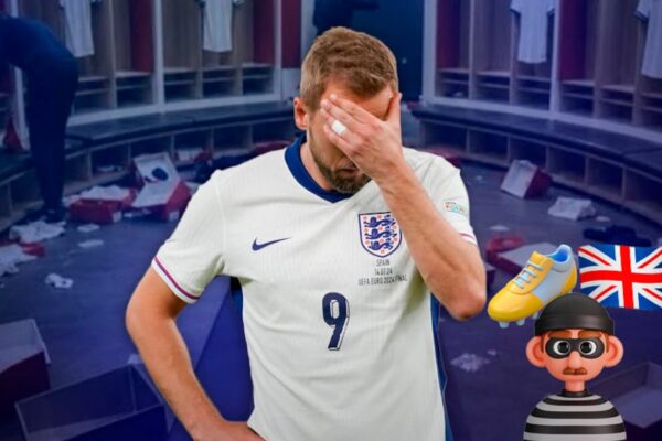 Roban material de entrenamiento y botines de Kane y Bellingham a la selección de Inglaterra