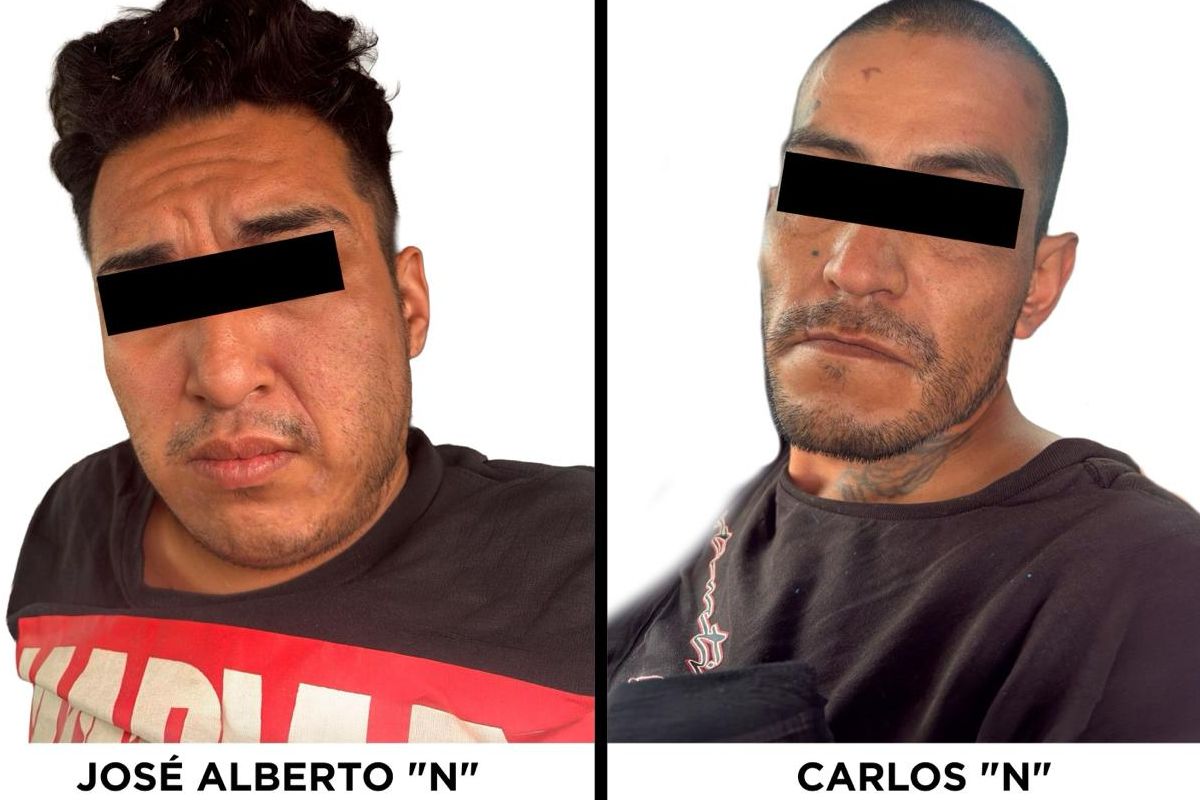 Detienen a dos presuntos responsables del robo de relojes de lujo provenientes del AIFA en Ecatepec