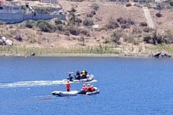 Inician primera búsqueda acuática de desaparecidos en presa Emilio López Zamora
