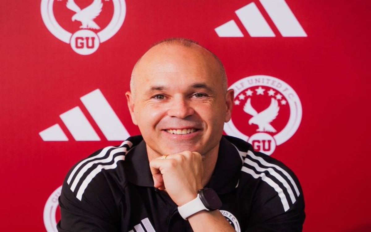 Andrés Iniesta inicia carrera como técnico en el Gulf United FC de Dubái