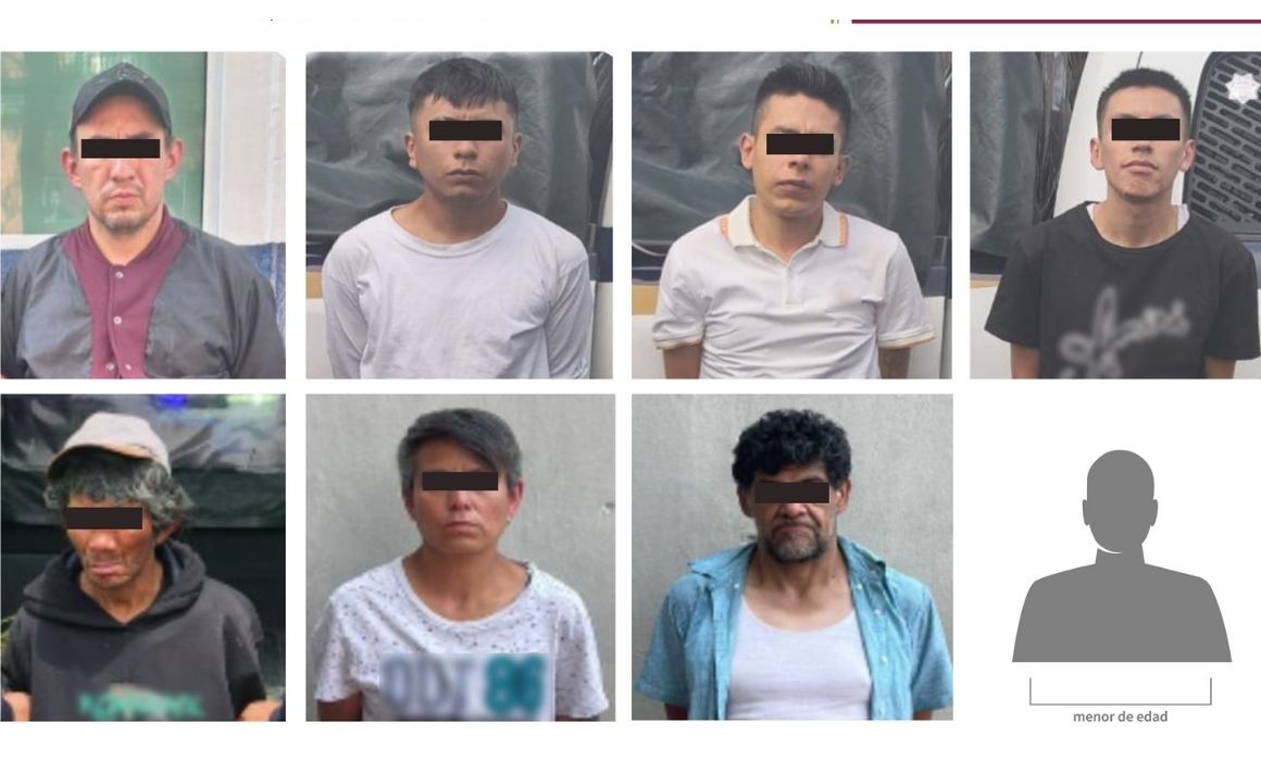 Detienen a ocho personas con droga en cinco operativos en la CDMX