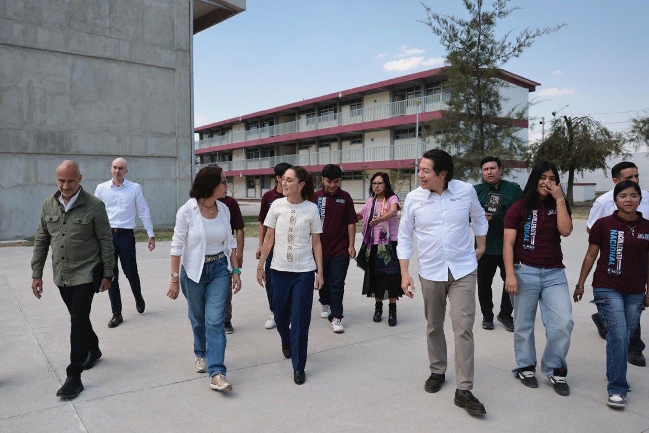 Destaca Mario Delgado consolidación de becas universales y expansión de infraestructura educativa