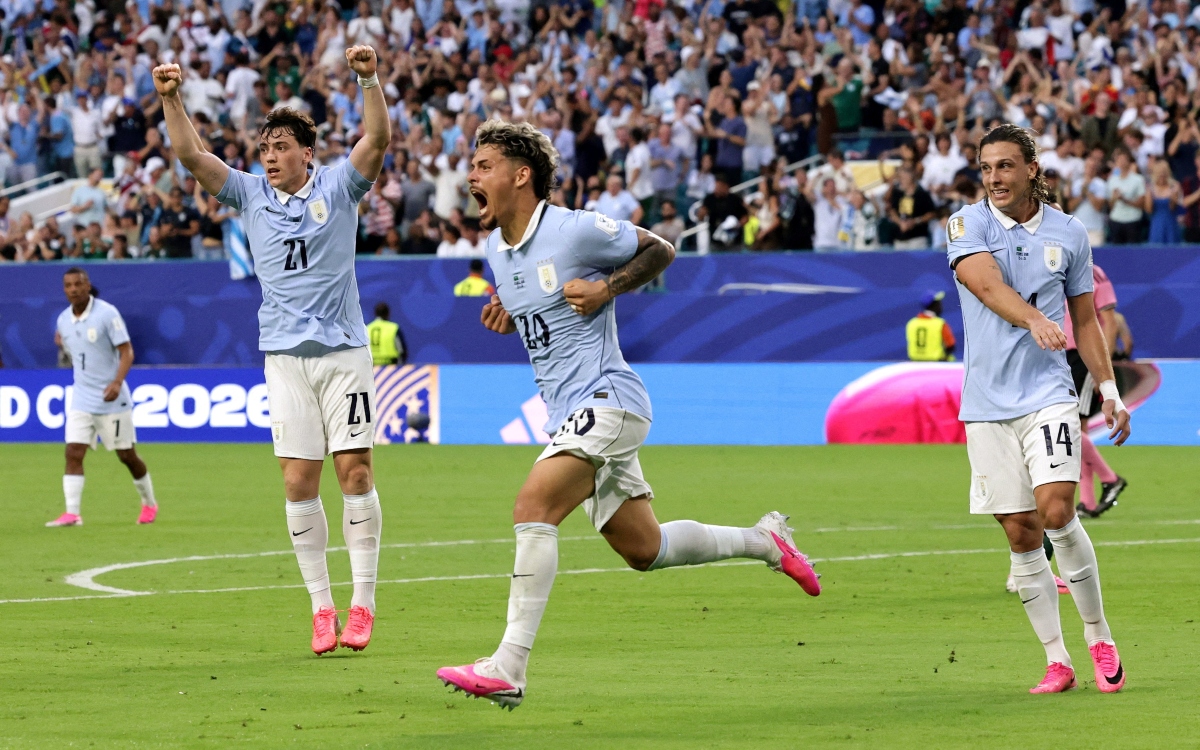 Uruguay empata 1-1 con Arabia Saudita en su debut del Mundial 2026
