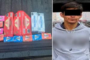 Detienen a hombre con antecedentes por presunto robo en tienda de conveniencia en la Juárez