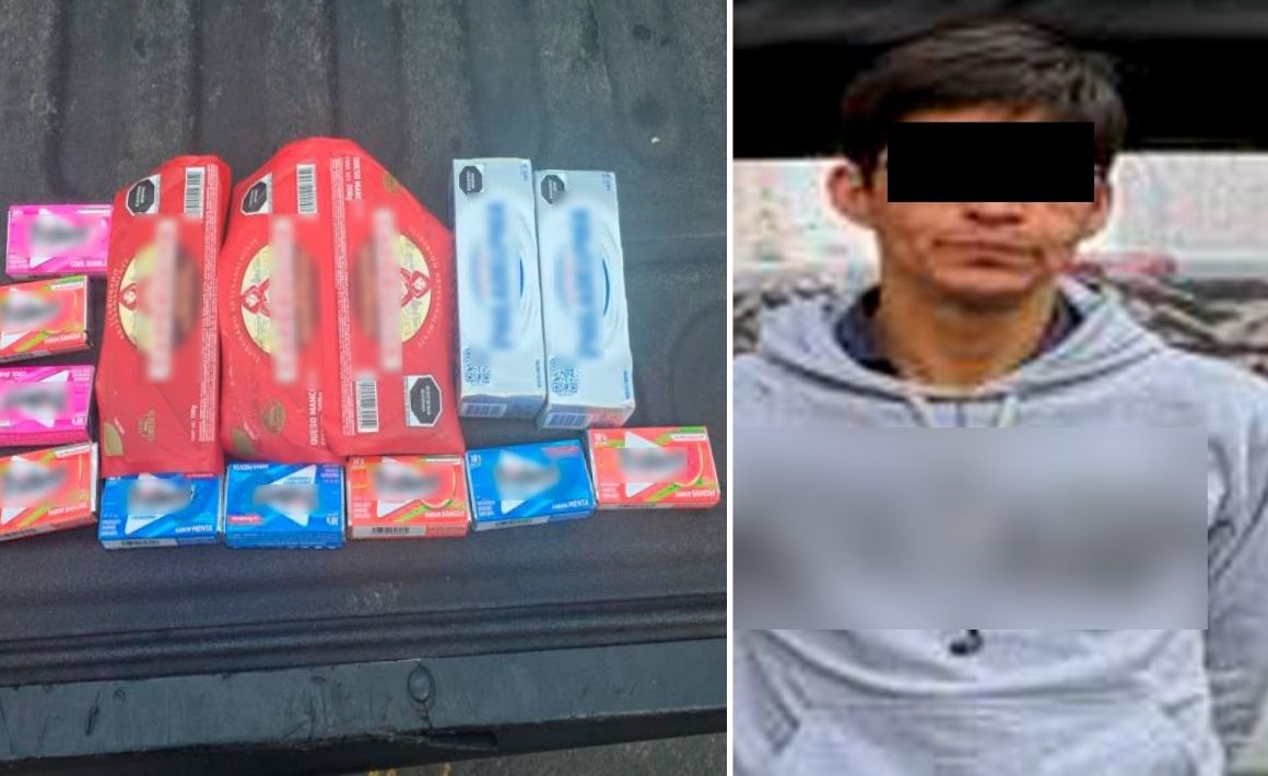 Detienen a hombre con antecedentes por presunto robo en tienda de conveniencia en la Juárez