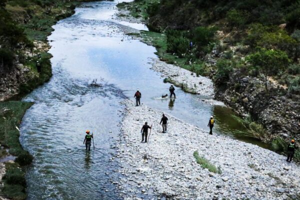 Concluye sin éxito búsqueda de hombre arrastrado por el río Pesquería en General Escobedo