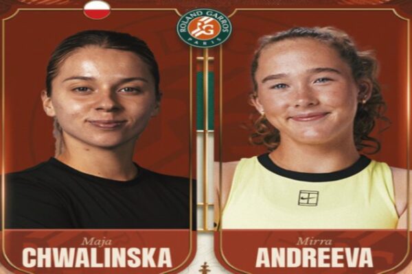 Andreeva y Chwalinska disputarán la final femenina de Roland Garros 2026