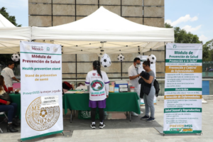 IMSS instala módulo PrevenIMSS en Chapultepec con servicios de salud gratuitos
