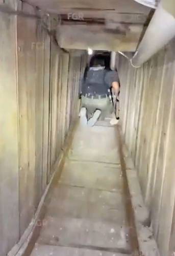 FGR localiza túnel transfronterizo de 265 metros en Tijuana