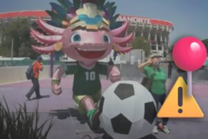 Clara Brugada anuncia reinstalación del ajolote monumental en el Estadio Banorte la próxima semana