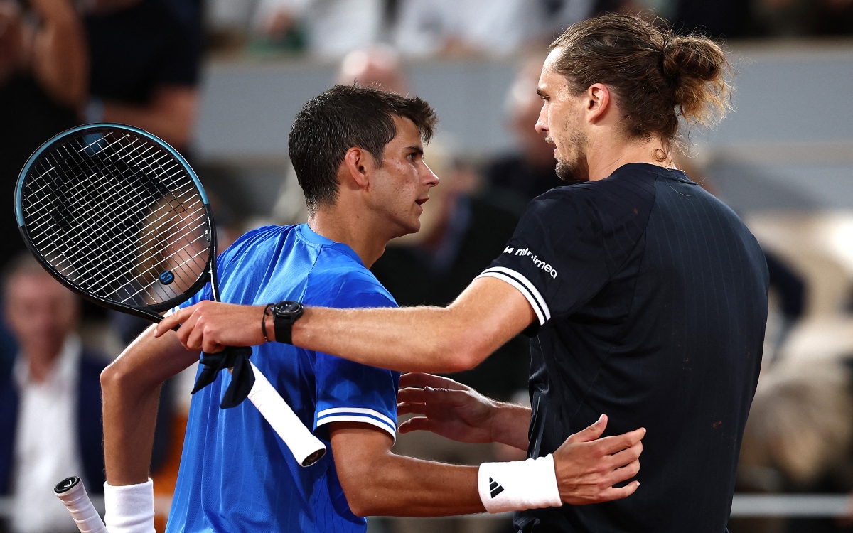 Alexander Zverev elimina a Rafael Jódar y avanza a semifinales de Roland Garros