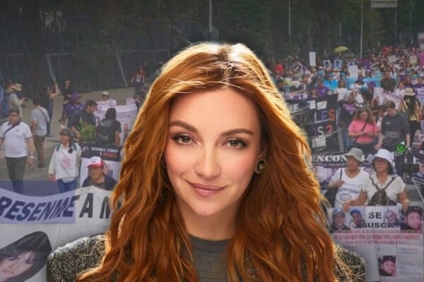 Regina Blandón acude a Glorieta de las y los Desaparecidos para apoyar a madres buscadoras