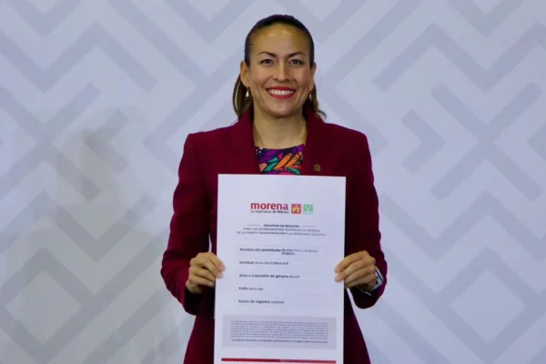 Milena Quiroga se registra como única mujer aspirante a la gubernatura de BCS por Morena
