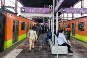 Lluvias provocan servicio provisional en Línea A del Metro CDMX