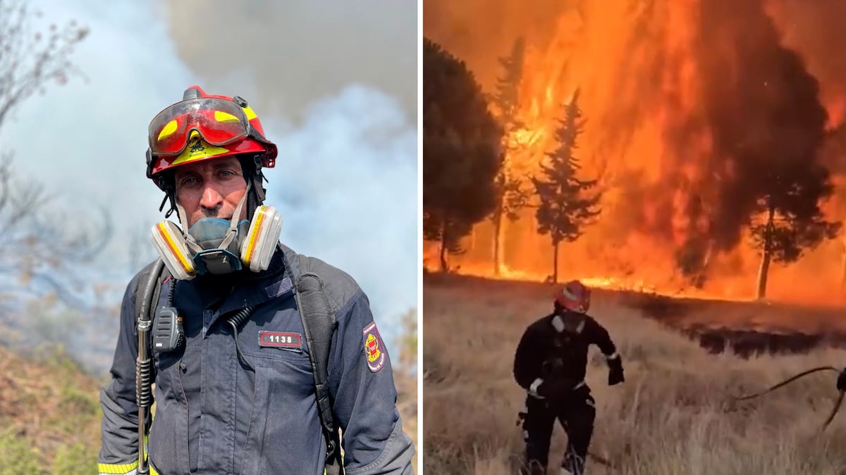 Relato de un bombero sobre el incendio en la Sierra Oeste: “Una destrucción así de brutal solo la entiendes cuando la ves”