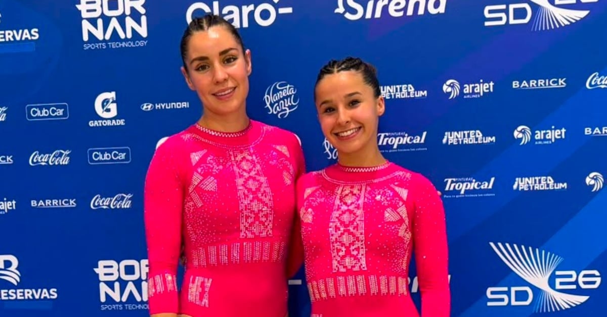 Dafne Navarro y Patricia Núñez ganan oro en trampolín sincronizado en Santo Domingo 2026