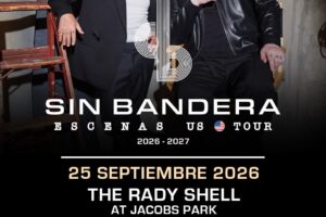 Sin Bandera anuncia concierto en San Diego para septiembre