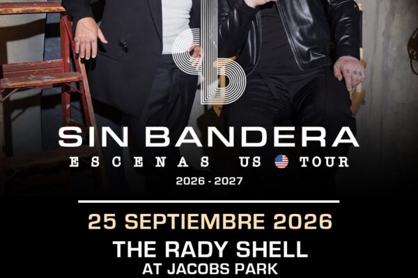 Sin Bandera anuncia concierto en San Diego para septiembre