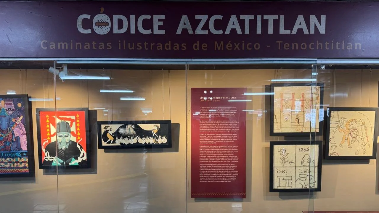 Exhiben Códice Azcatitlan en estación Pino Suárez de la Línea 2 del Metro