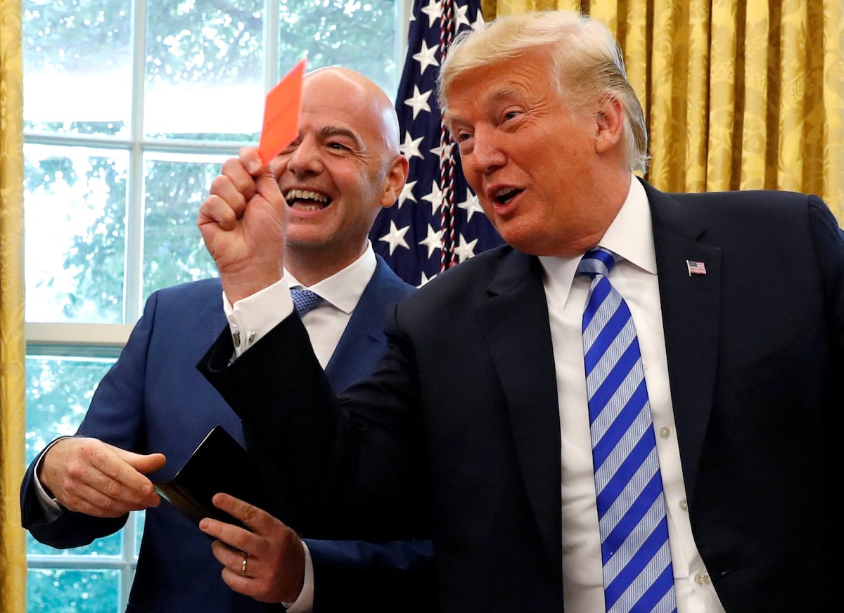 Trump interviene ante FIFA para revocar tarjeta roja; Bélgica elimina a EE.UU. y celebra con burla
