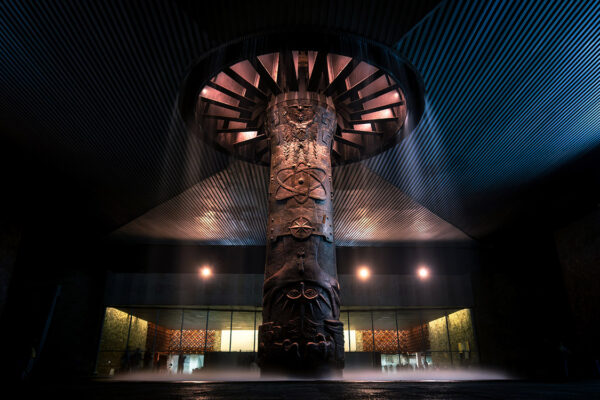 Lluvias en CDMX provocan ingreso de agua al Museo de Antropología; no hay daños