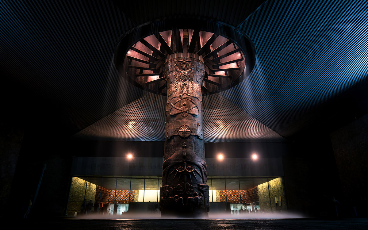 Lluvias en CDMX provocan ingreso de agua al Museo de Antropología; no hay daños
