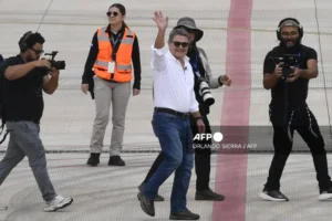 Juan Orlando Hernández regresa a Honduras tras ser indultado por Donald Trump