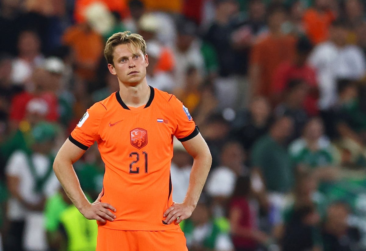 El Barcelona detecta una lesión de rodilla en Frenkie de Jong