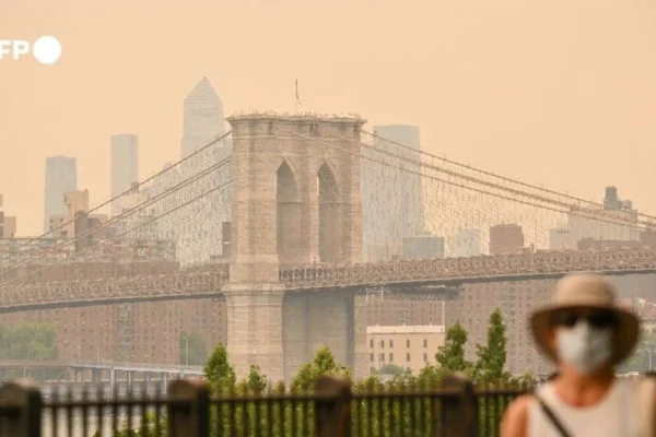 Nueva York en contingencia ambiental por humo de incendios en Canadá a días de la final del Mundial 2026