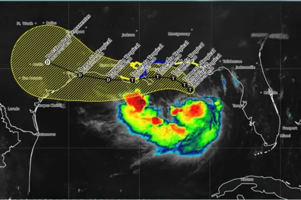 Tormenta tropical Bertha amenaza el norte del golfo de México con marejada e inundaciones