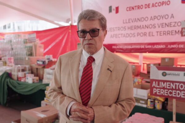 Solo cinco diputados donaron víveres para Venezuela, informa Ricardo Monreal