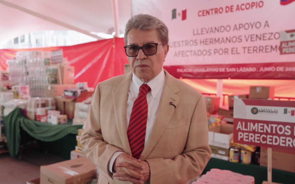 Solo cinco diputados donaron víveres para Venezuela, informa Ricardo Monreal