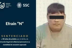 Condenan a 50 años de prisión a Efraín ‘N’ por secuestro agravado en Benito Juárez