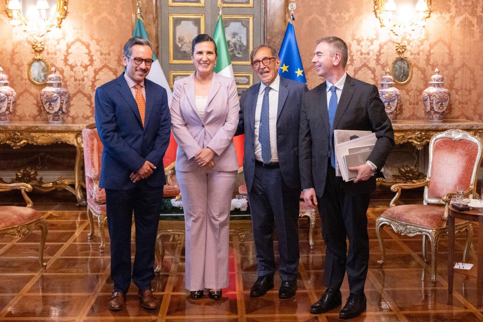 Kenia López Rabadán refuerza diplomacia parlamentaria con Italia