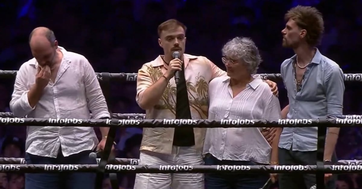 Ibai Llanos rinde homenaje a Gaspi y a su madre en La Velada del Año VI